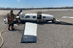 Two Aviation Aircrafts Collide At Las Vegas Airport